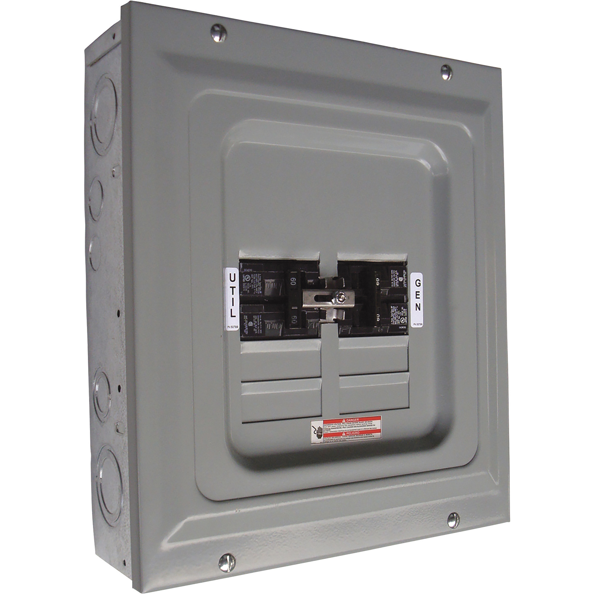 Generac Manual Generator Transfer Switch, 60 Amps, 125/250 Volts, Single Phase, Model# 6333